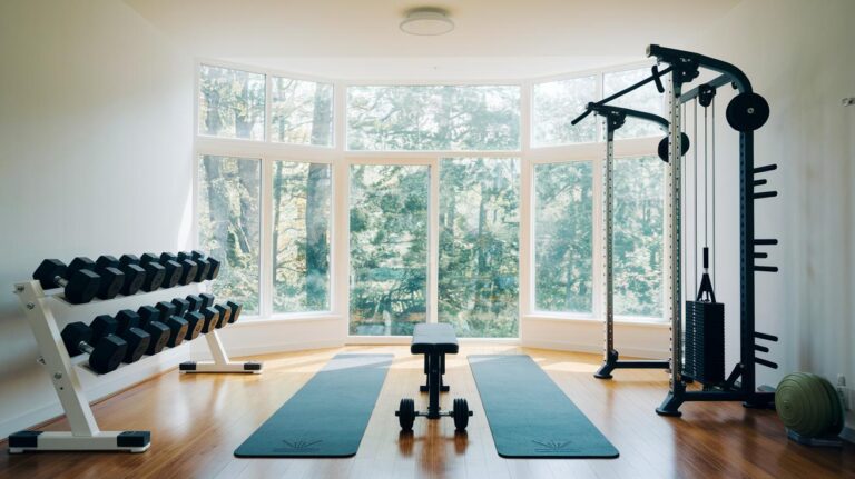 Home Gym Ideas: Bright Space, Budget Bliss